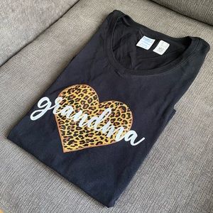 NWT Grandma Leopard Print T shirt